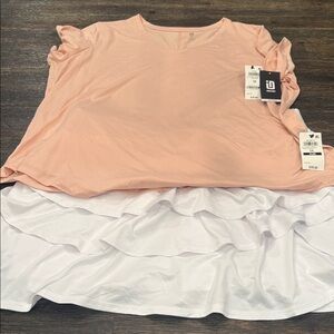 NWT Ideology Skort and V-neck Shirt Set